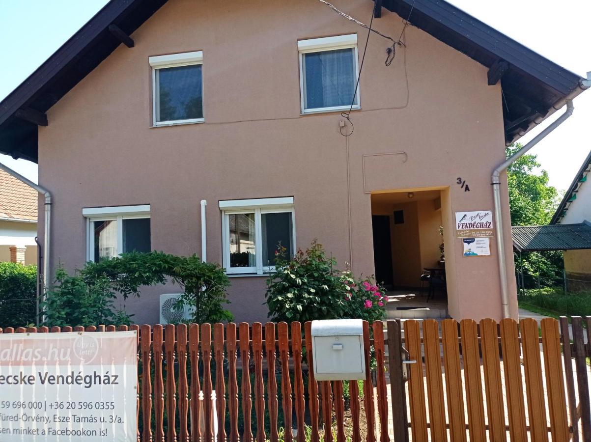 Partifecske Vendeghaz Hotel Tiszafured Luaran gambar